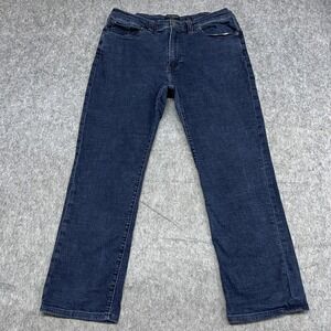 Lucky Brand Jeans Mens 40x32 Athletic Denim Stretch Straight Pants Fit36x29 READ